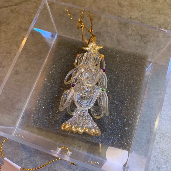 Hand Spun Glass Ornament Set Christmas Tree - Picture 5 of 9